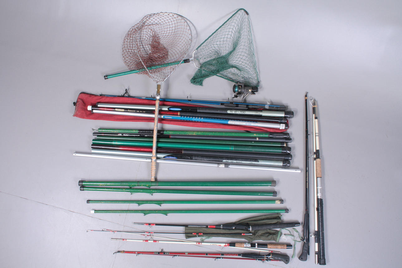 FISKE, 22 delar, Bla, fiskespö, metspö, Abu garcia, Bröderna tjostheim.