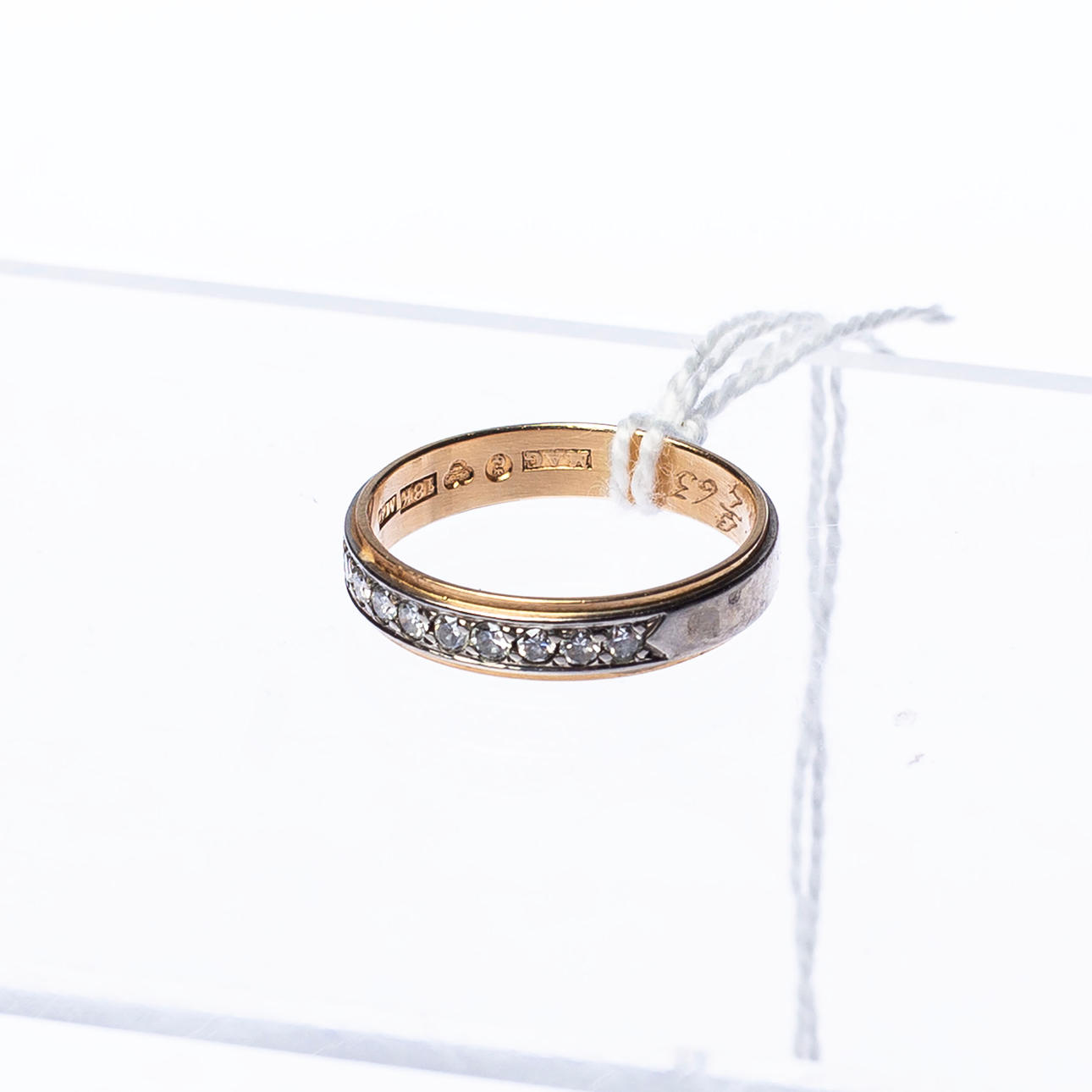 RING, 18k gold, 0,32 ct, 1962.