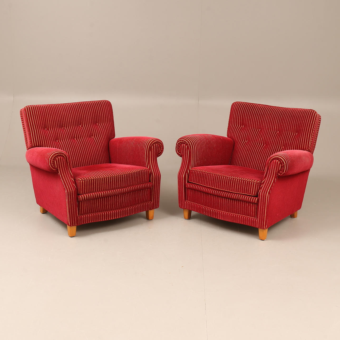 FÅTÖLJER, 2 stycken, Dux, 1900-tal.