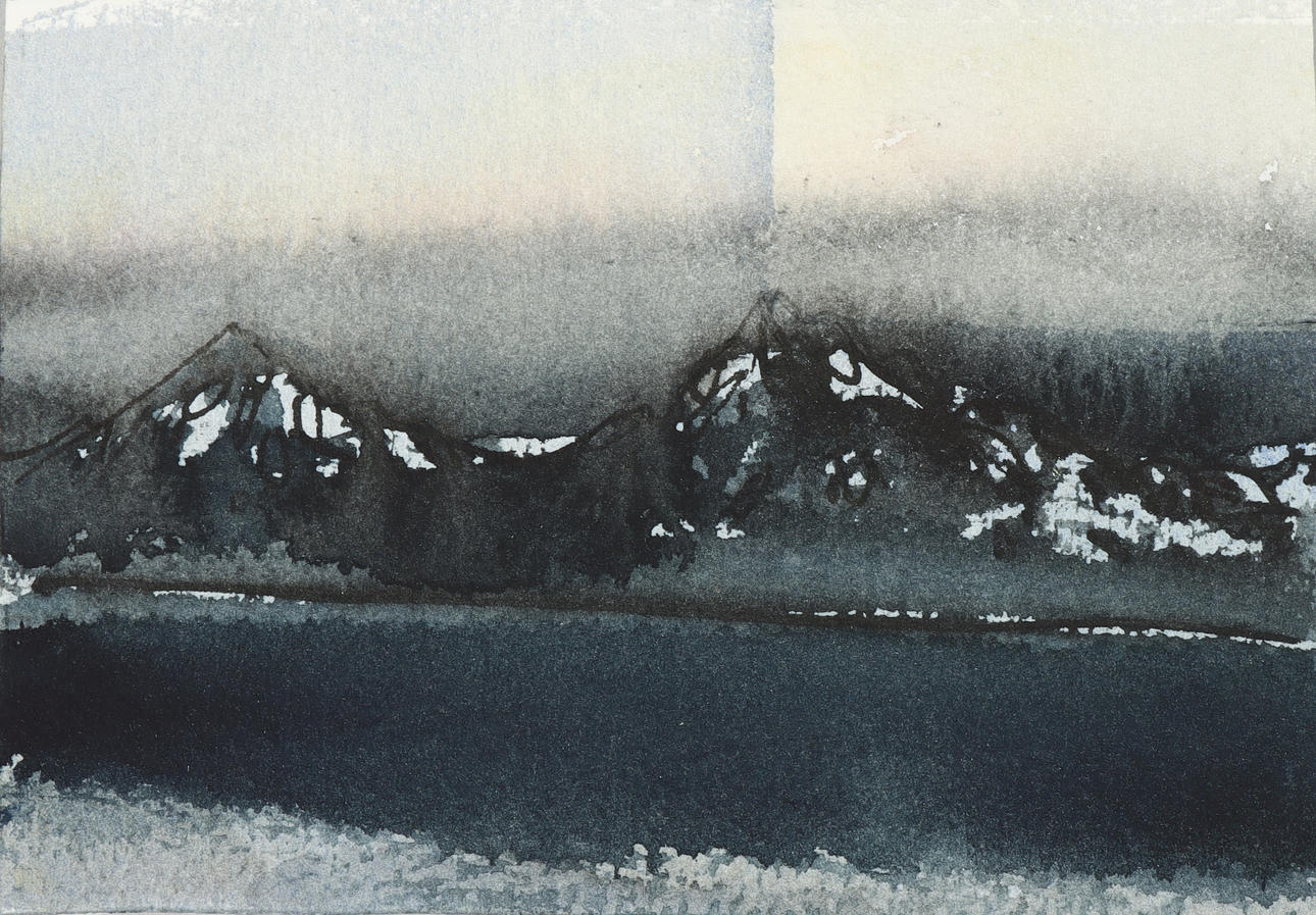 LARS LERIN. Landscape, Lofoten 1986.