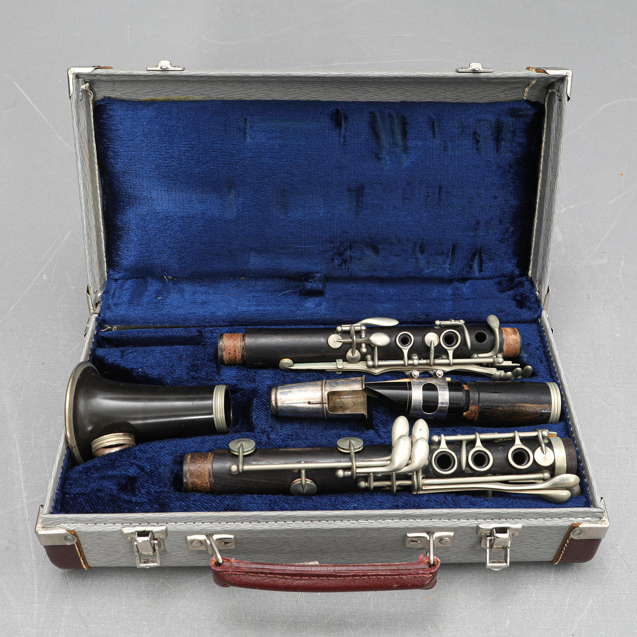 KLARINETT, samt väska, Leblanc, Paris.