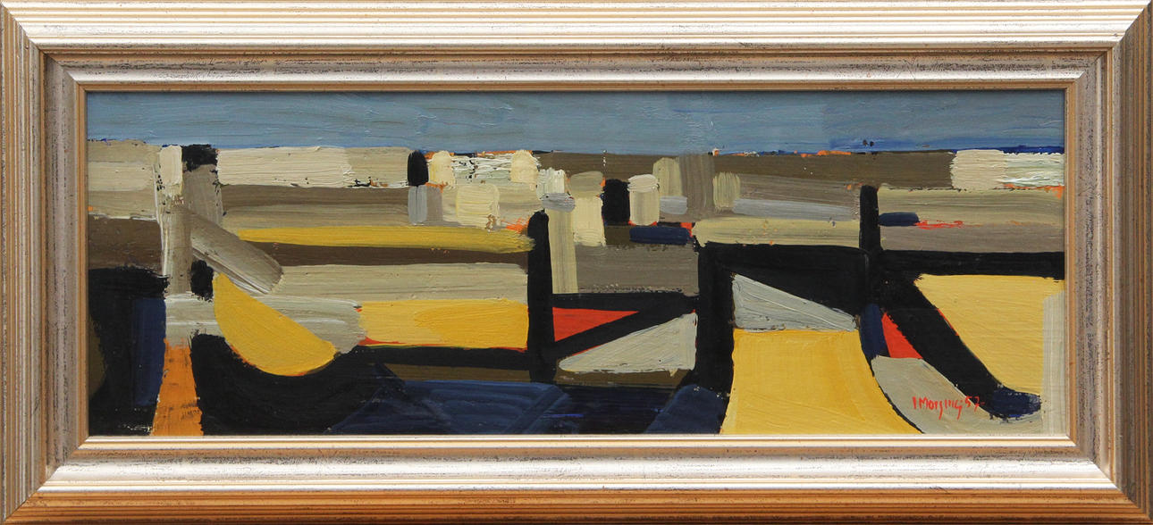 IVAR MORSING. OIL, on panel, signed, 1957.