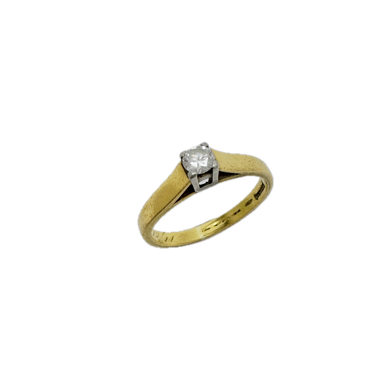 Antique Diamond Ring. 18k Gold.