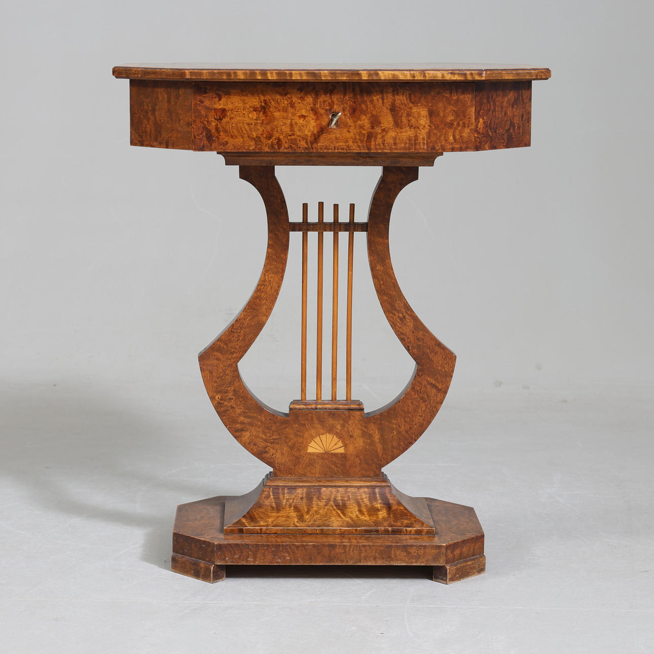 A Karl Johan-style sewing table, 20th century.