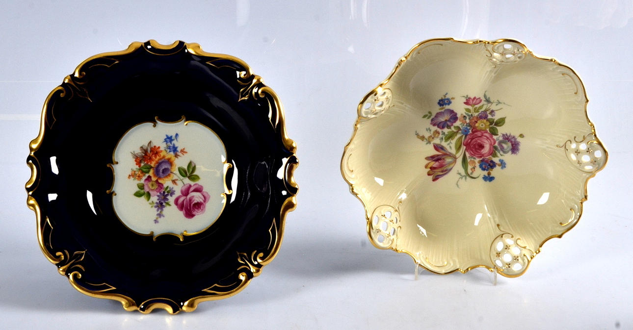 SKÅLAR, 2 st, Jlmenau och Rosenthal.