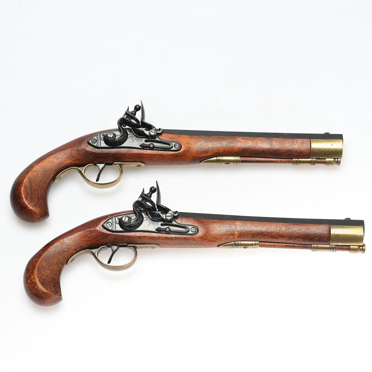 IMPACT LOCK GUNS. 2pcs, replica 19th century.