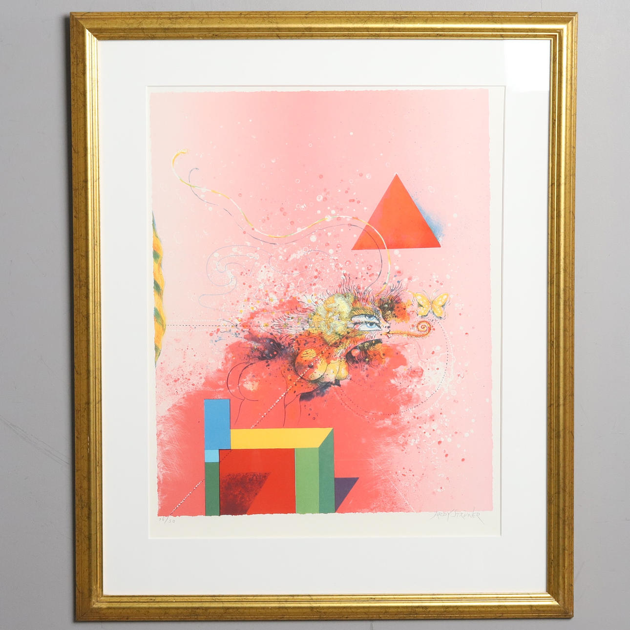 ARDY STRÜWER. Lithography, No. 16/50, signed.