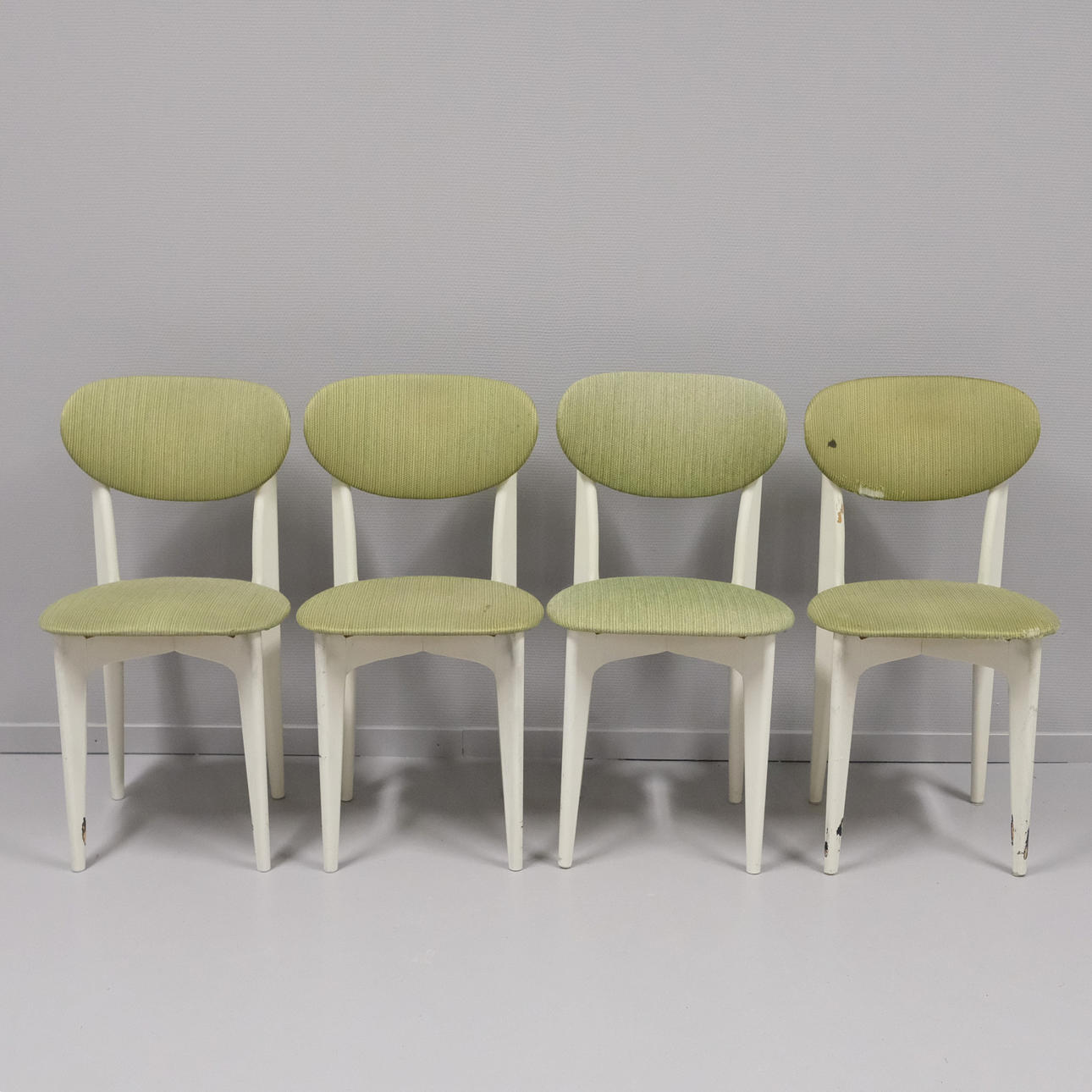 CHAIRS, 1950'S, FOUR PIECES.