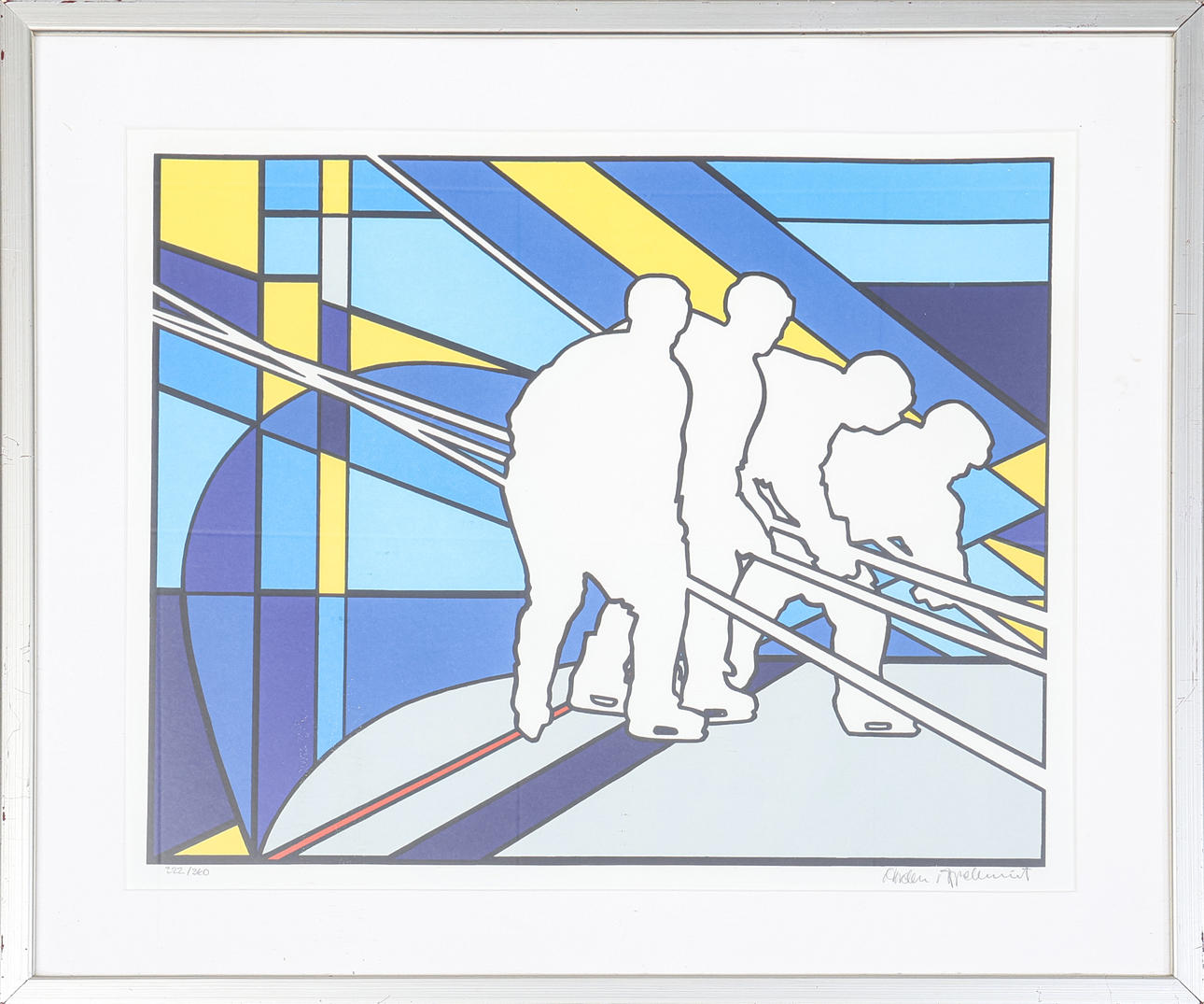 ANDERS APPELQVIST. Lithograph, signed and numbered 322/366.