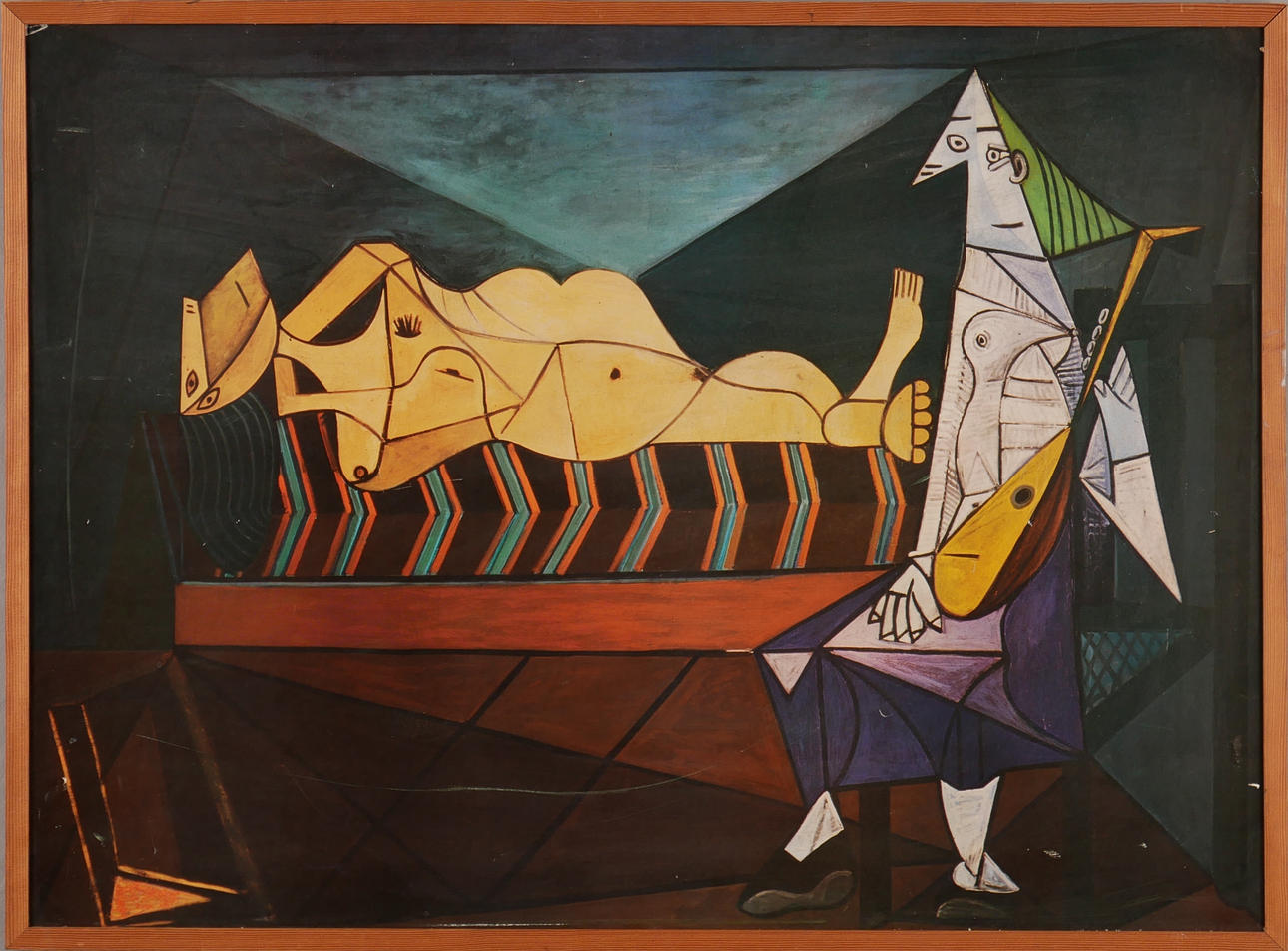 AFTER PABLO PICASSO. “" The Serenade "”, print.