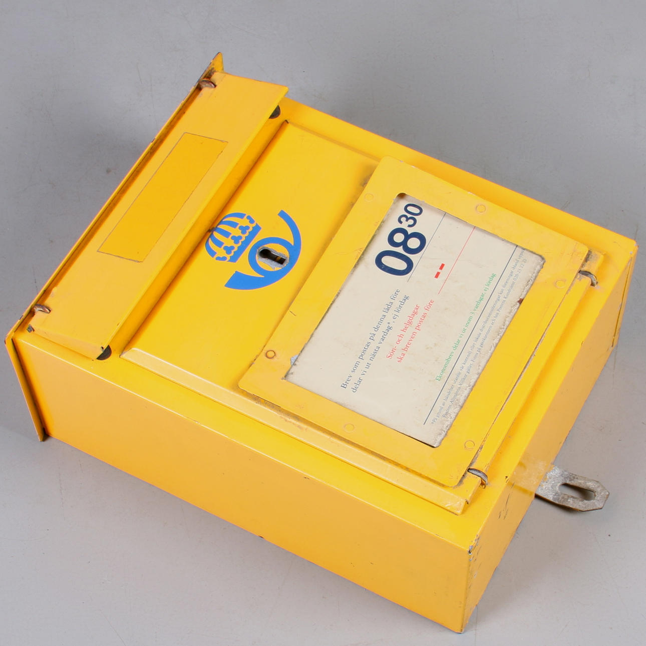 POSTLÅDA, metall, 1900-tal.