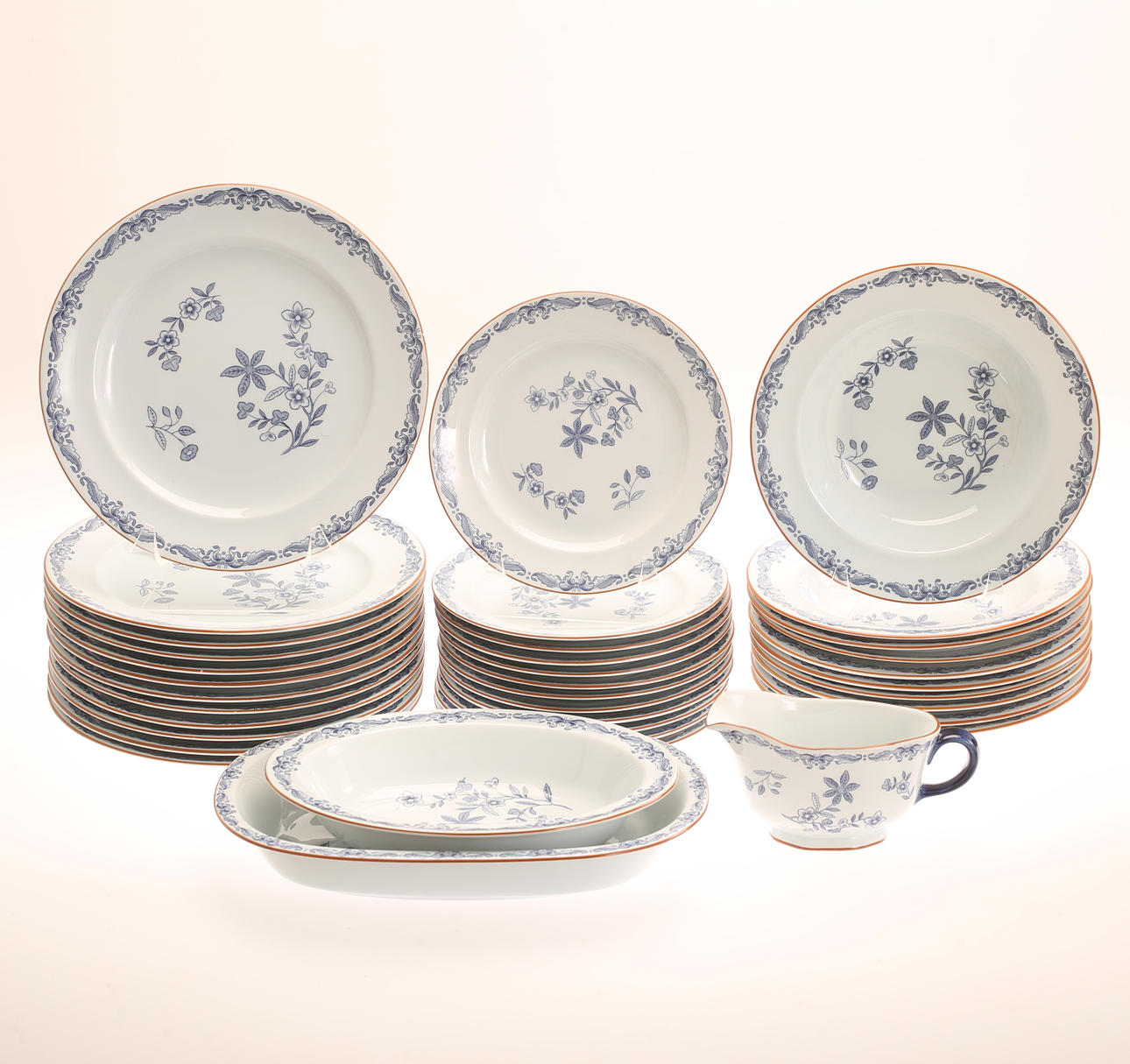 TABLEWARE, 36 pieces, Porcelain, East India, Rörstrand.