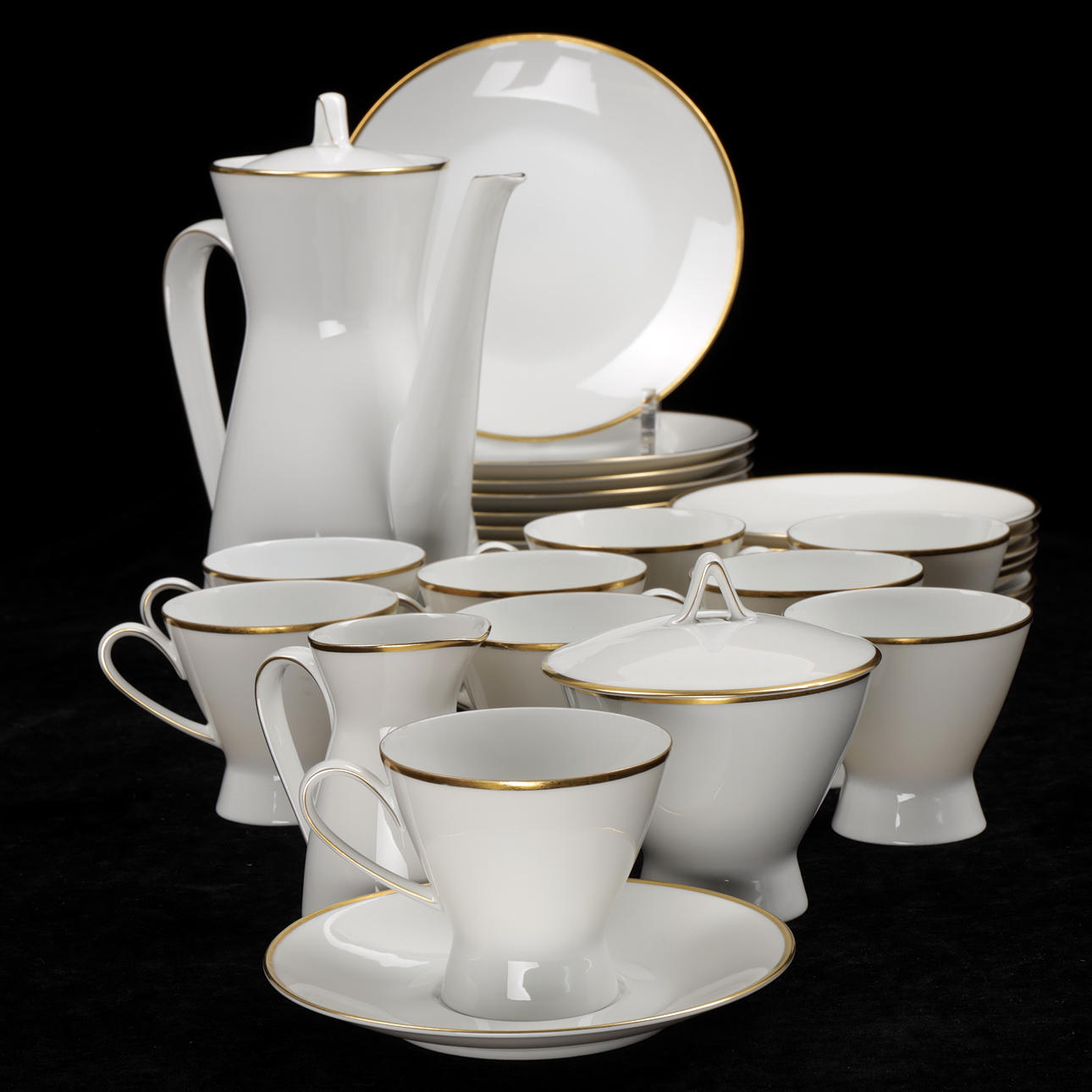 COFFEE SET, 31 pieces, porcelain, Rosenthal.