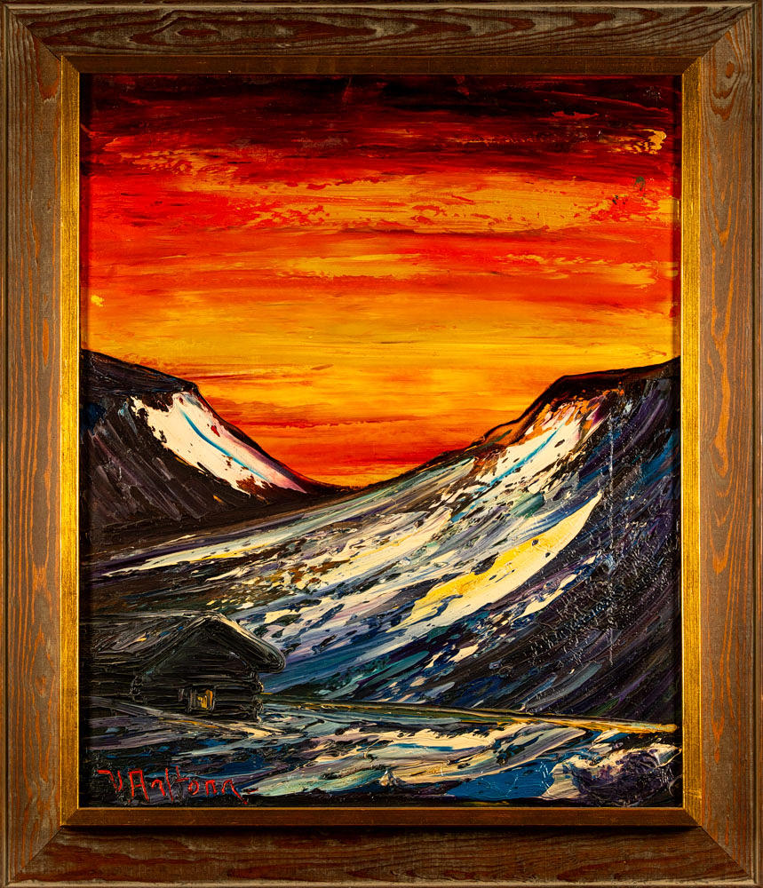 VEIKKO AALTONA. Oil on canvas.