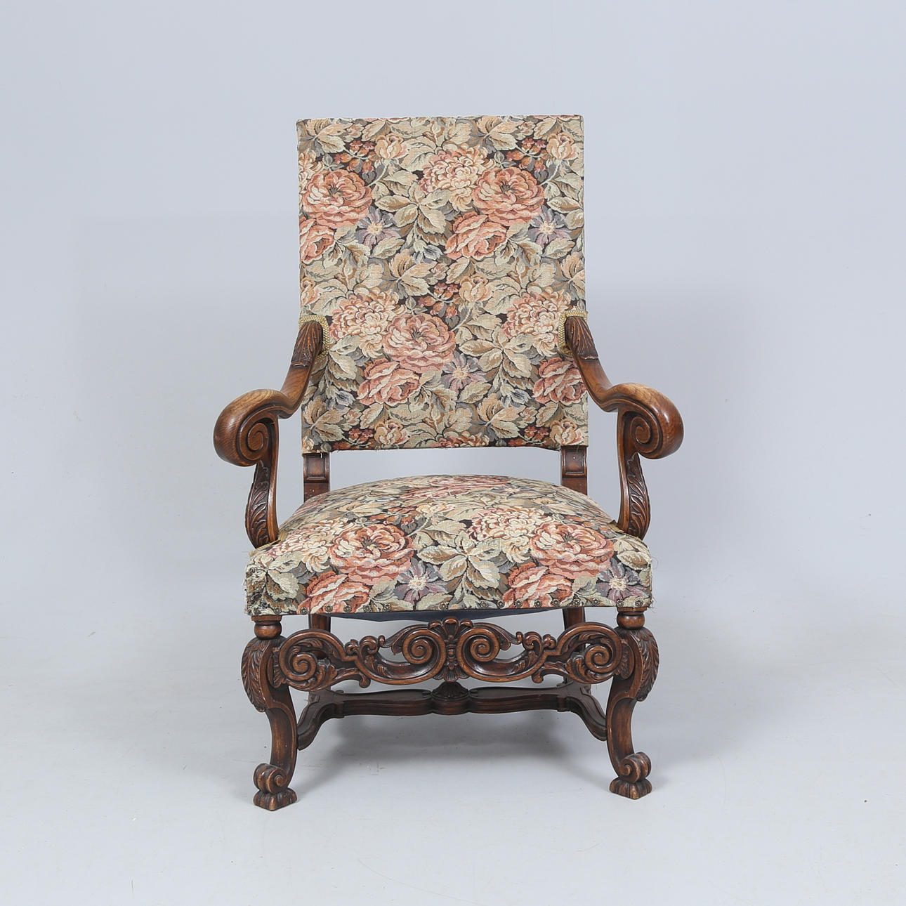 KARMSTOL, barockstil, 1900-talets första hälft.