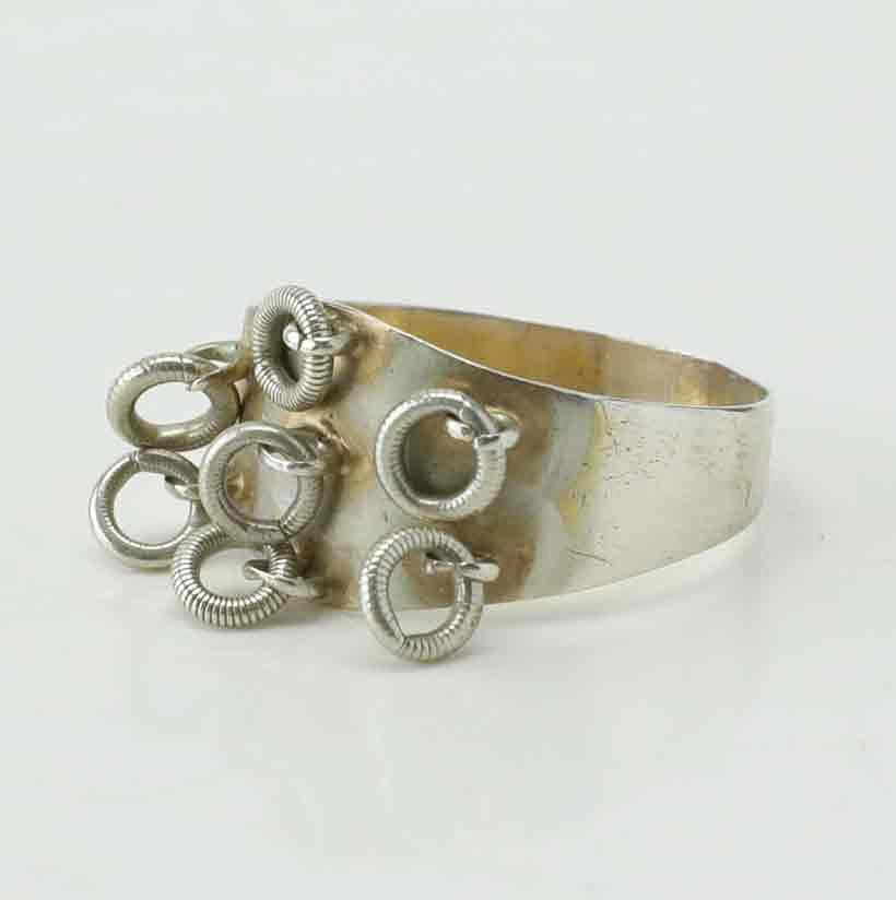 RING, silver, Johan Petter Edberg, Stockholm, 1909.