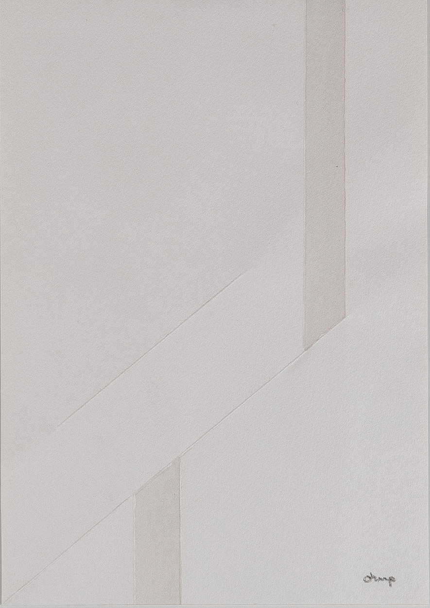 BENGT ORUP. Komposition, mixed media.