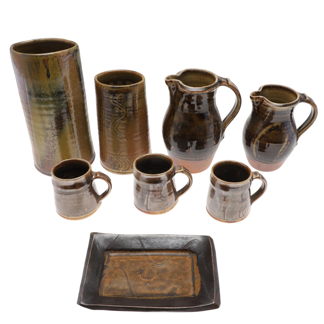 MARK MELBOURNE. COLLECTION OF STUDIO POTTERY.