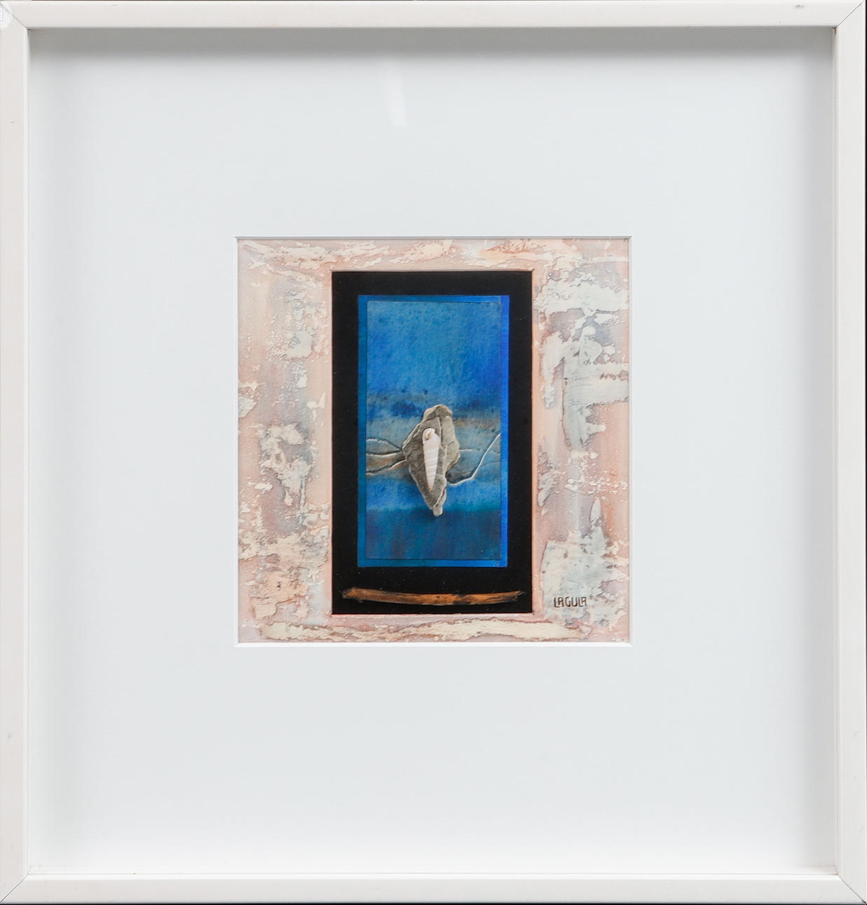 LARS GUNNAR LARSSON. “Ultra”. Mixed media, signed.