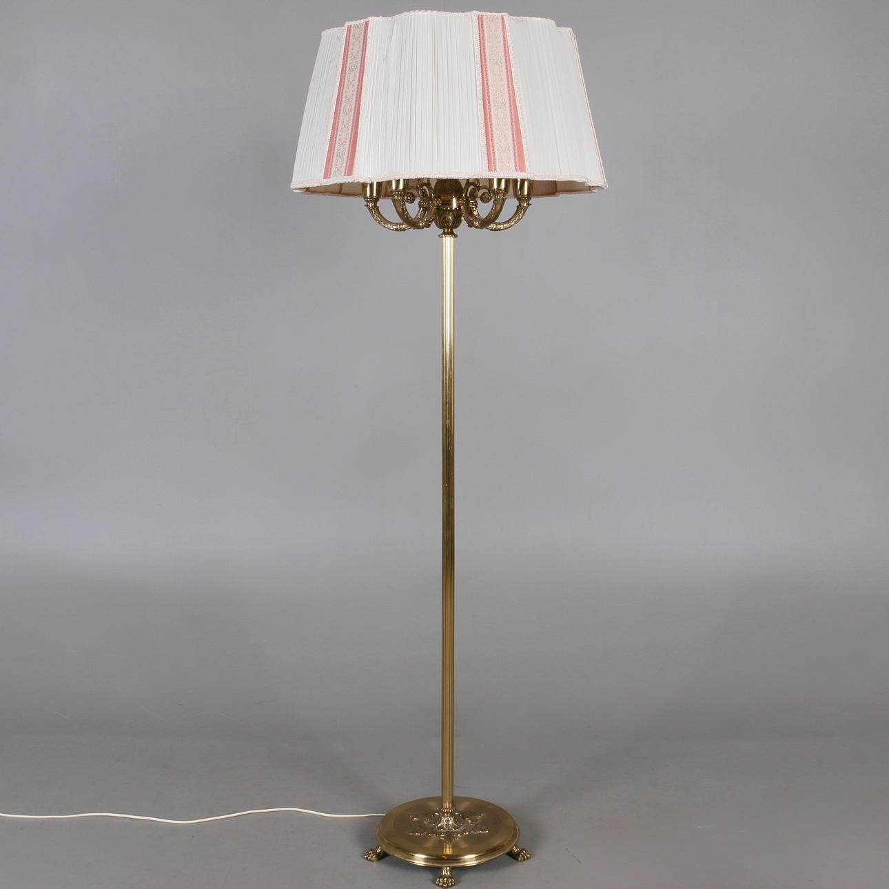 GOLVLAMPA, mässing, FAB, 1900-tal.