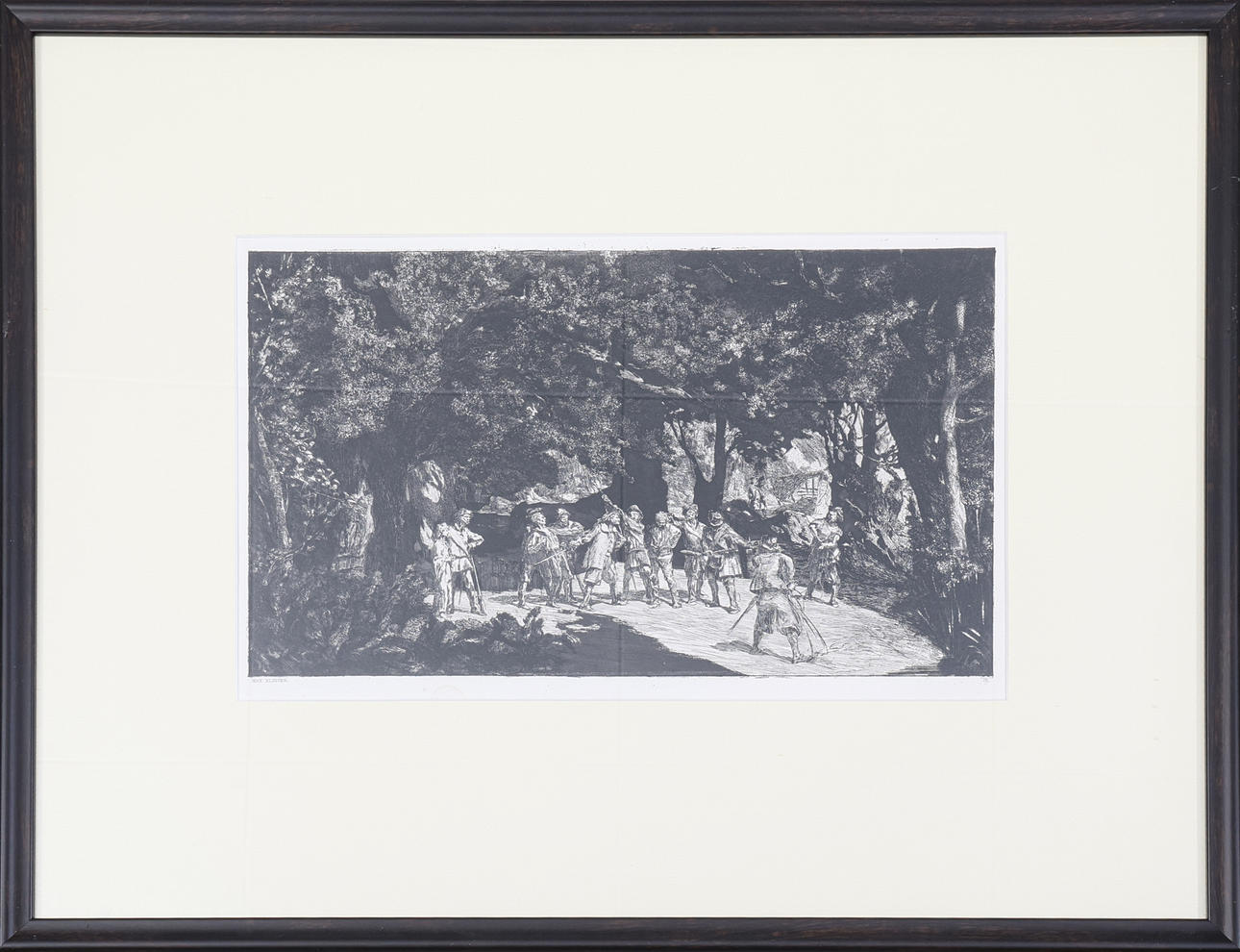 MAX KLINGER. Etching, signed in print, numbered IX.