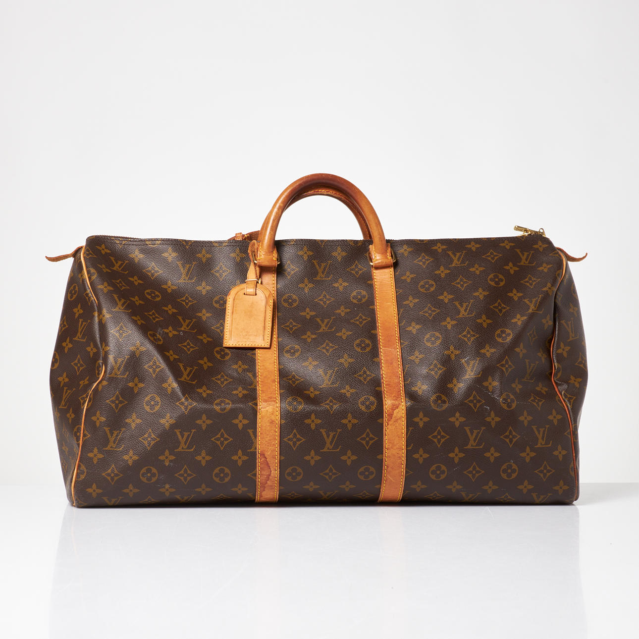 LOUIS VUITTON. Weekend bag, "Keepall 55".