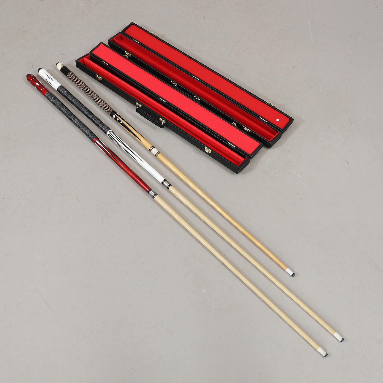 BILLIARD QUEUES, 3 pcs, Cuetec mm.