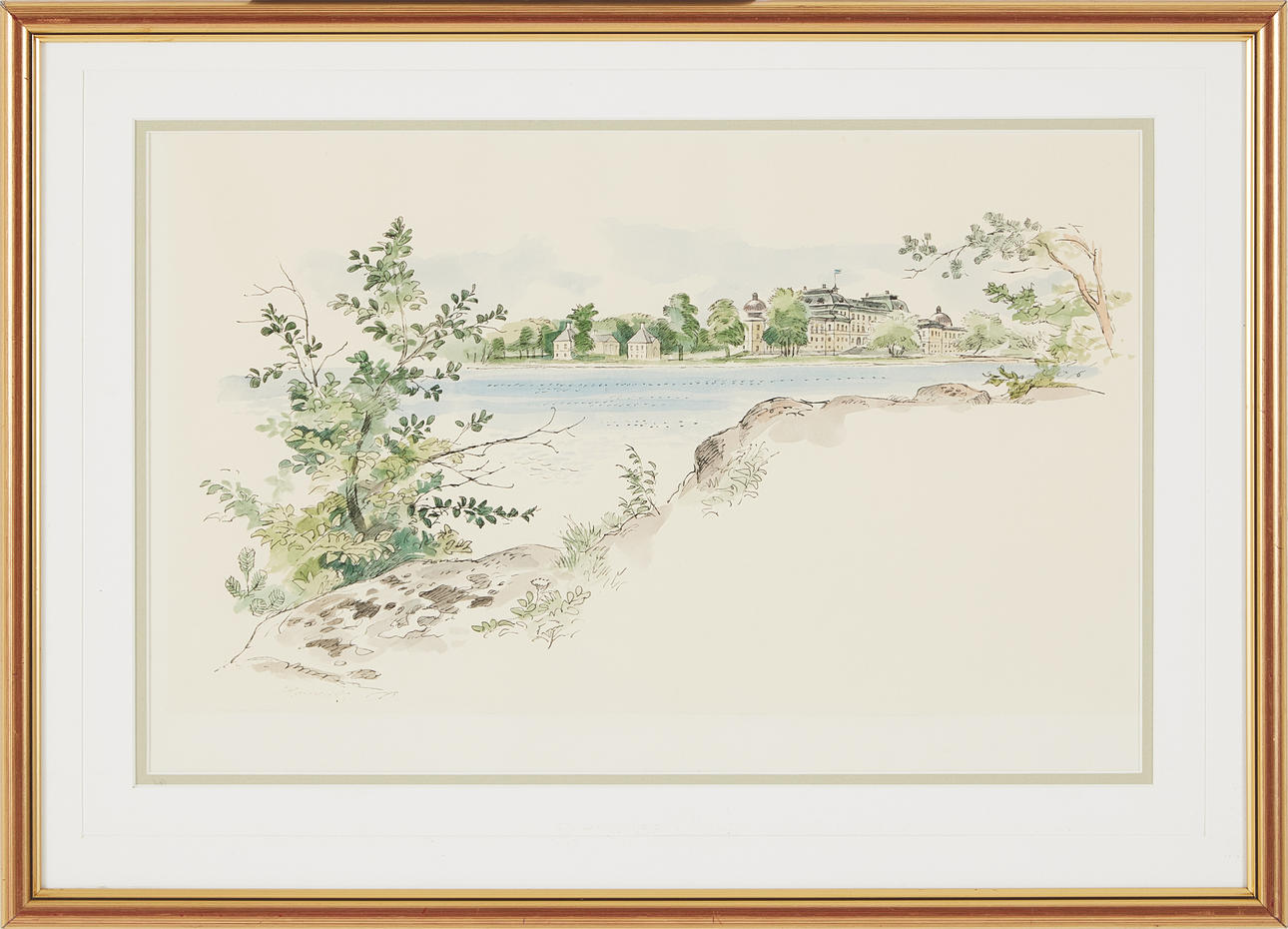 GUNNAR BRUSEWITZ. Drottningholm Palace.