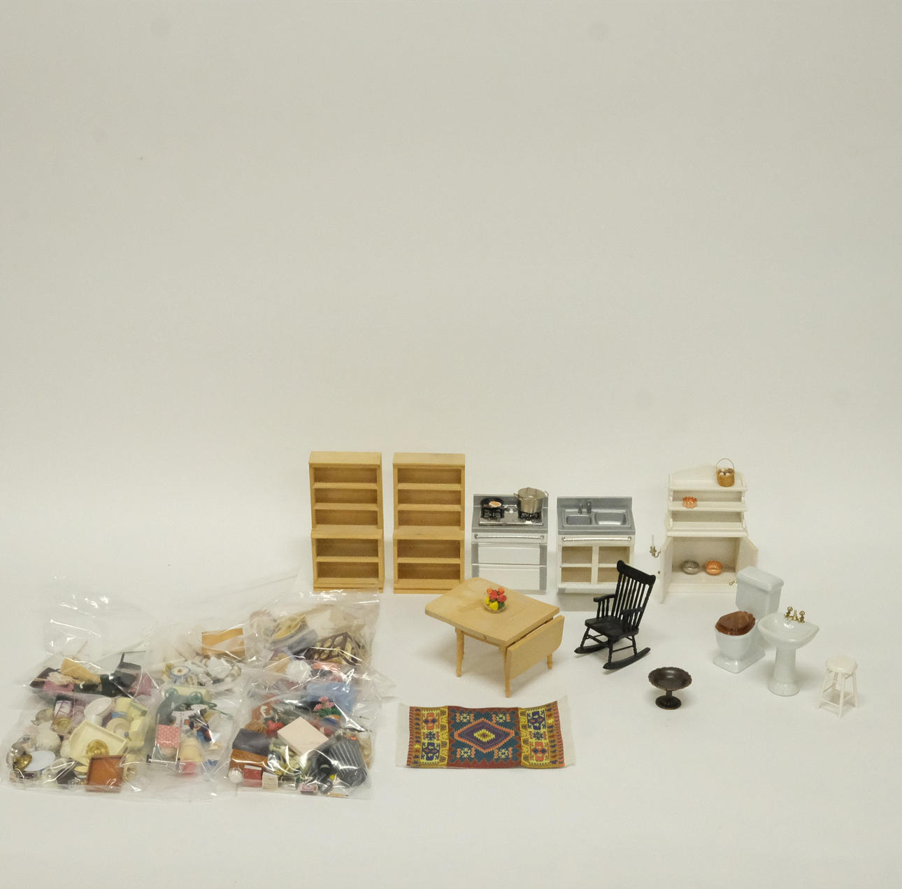 DOLL FURNITURE, MINIATURES.