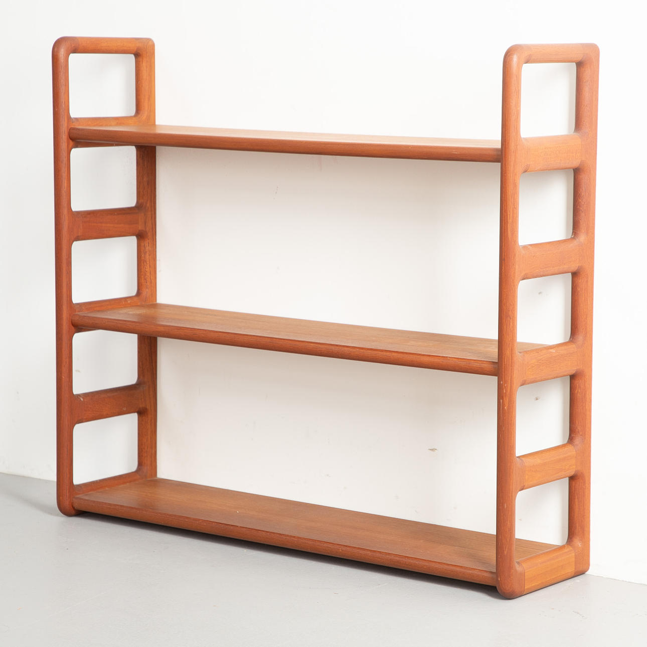 Dyrlund, teak wall shelf, Denmark.
