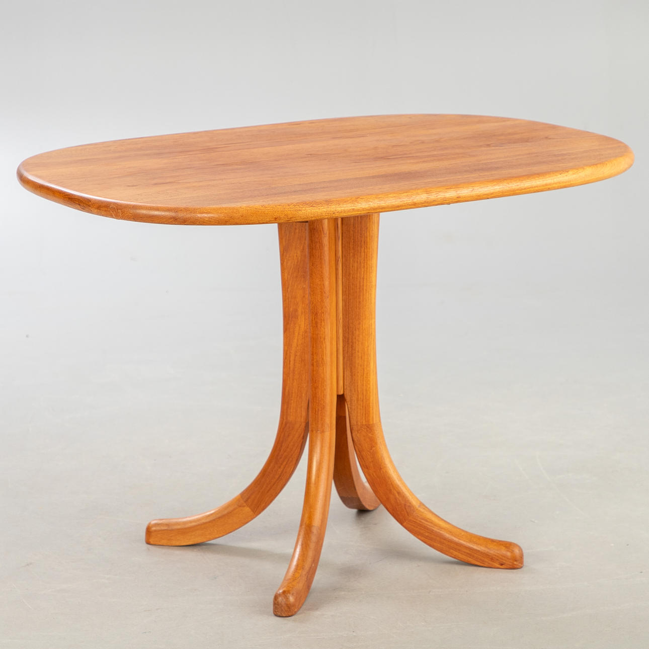 Solid teak oval dining table, Denmark.
