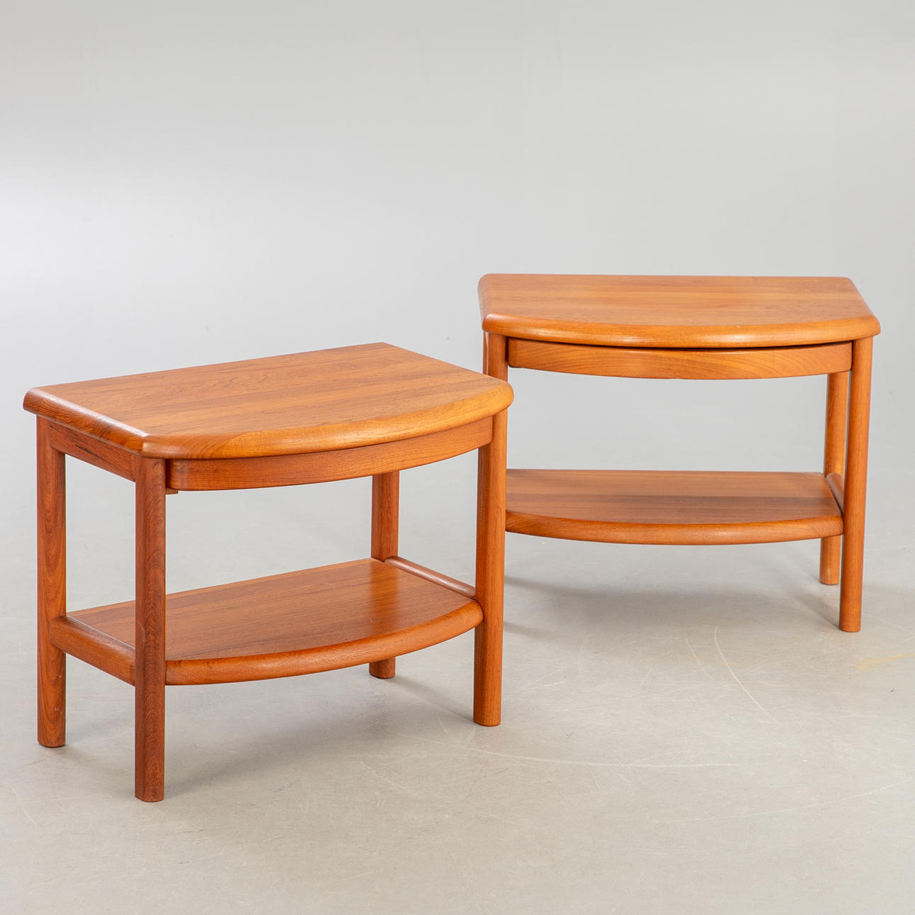 Salling Stolefabrik, 2 bedside tables in teak, Denmark (2).