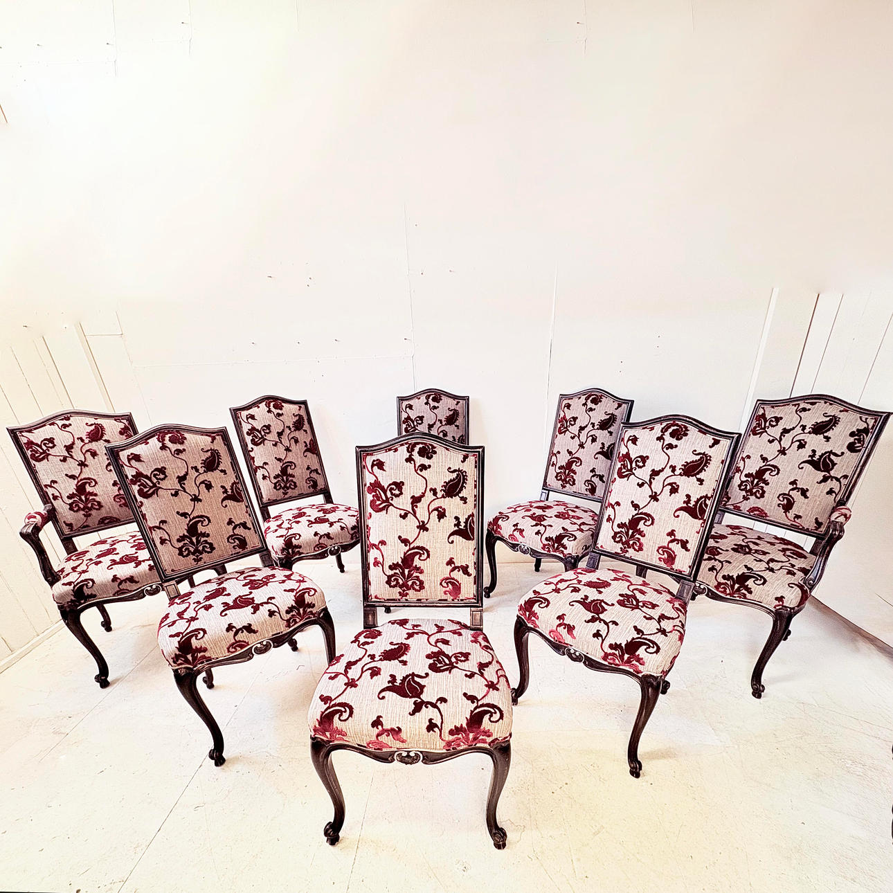 ROCHE BOBOIS LOUIS XV STYLE DINING CHAIRS, A SET OF 8. Furniture ...