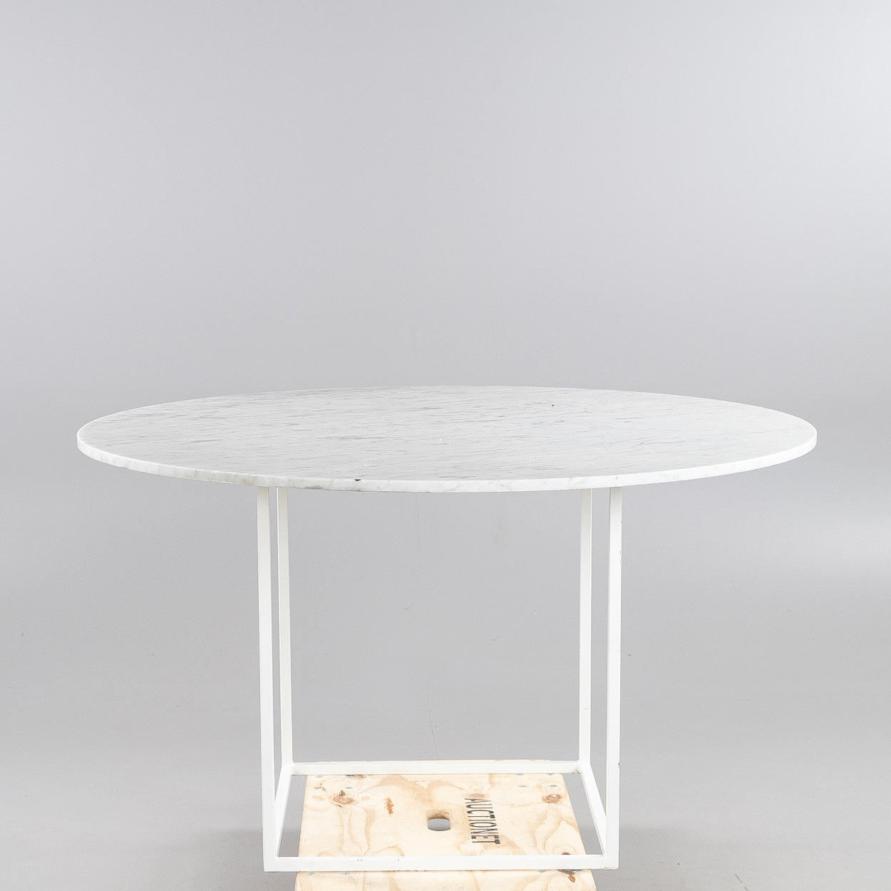 TABLE, marble top, contemporary.