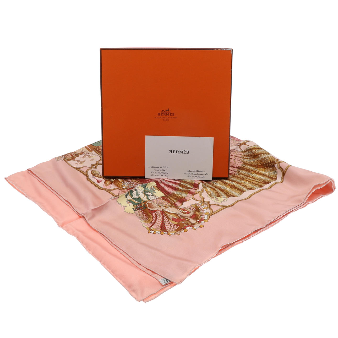 HERMES SILK SQUARE -SPLENDEUR DES MAHARAJAS- IN BOX. Vintage & Designer ...