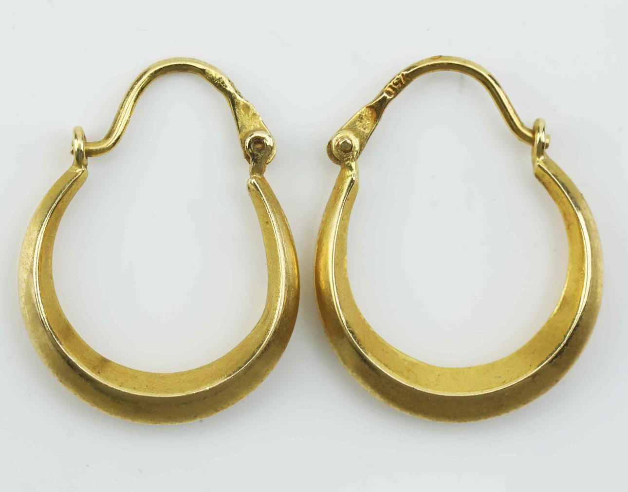 ÖRHÄNGEN, ett par, Creoler, guld 18k.