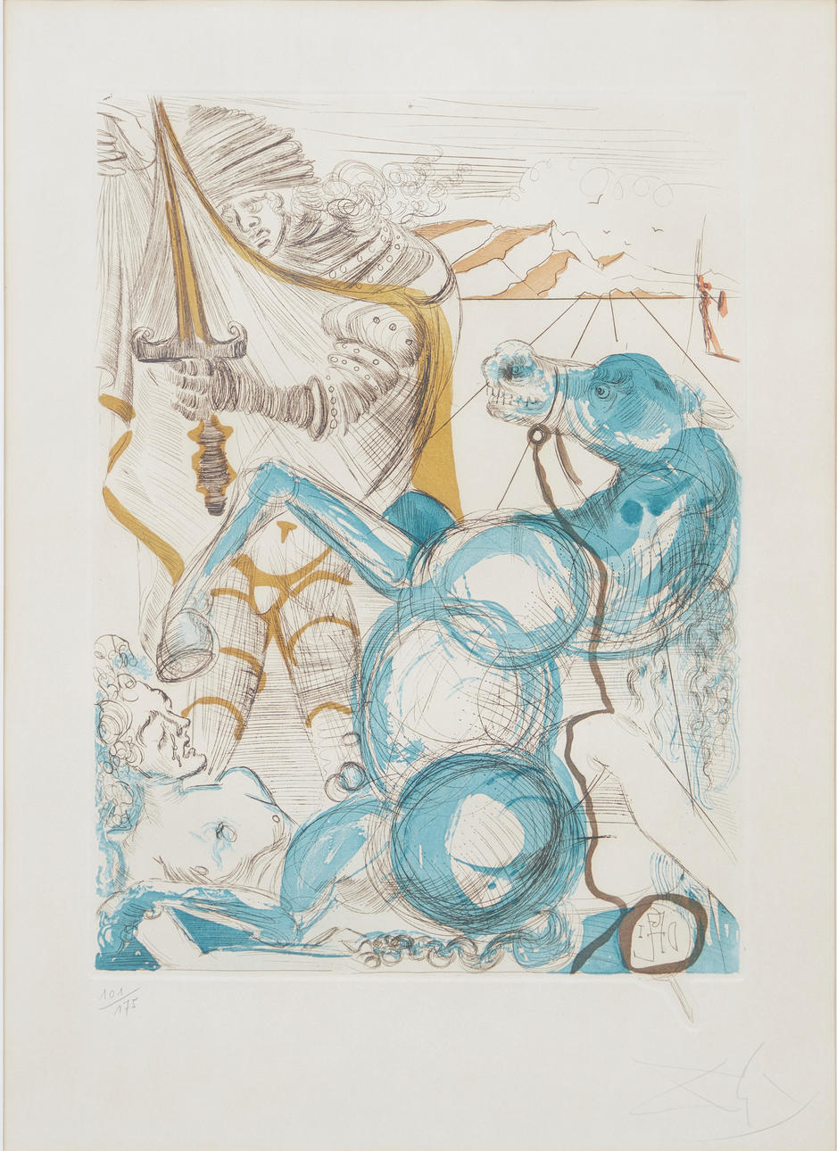 SALVADOR DALÍ. Saint Martin.