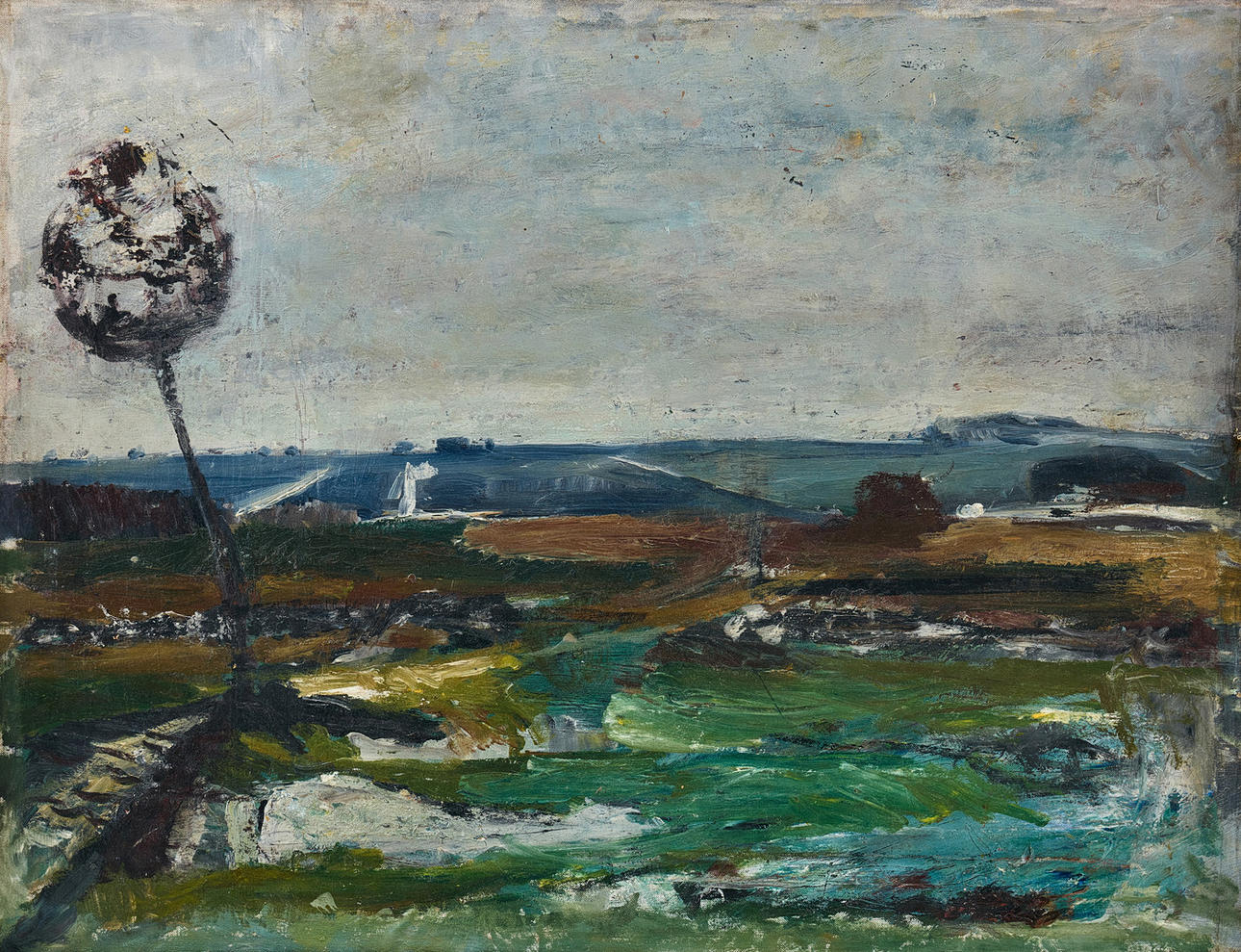 ATTRIBUTED TO TORSTEN ANDERSSON. Landscape with trees.
