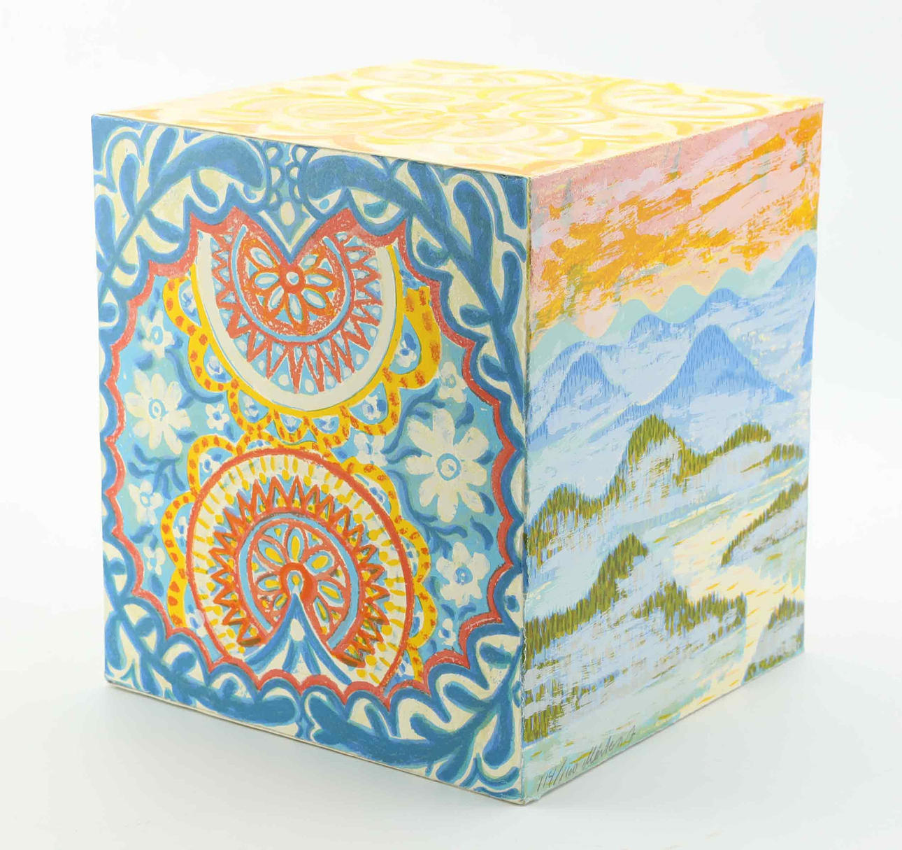 MÅRTEN ANDERSSON. “Kuben”, lithography/sculpture, signed & numbered 114/160.