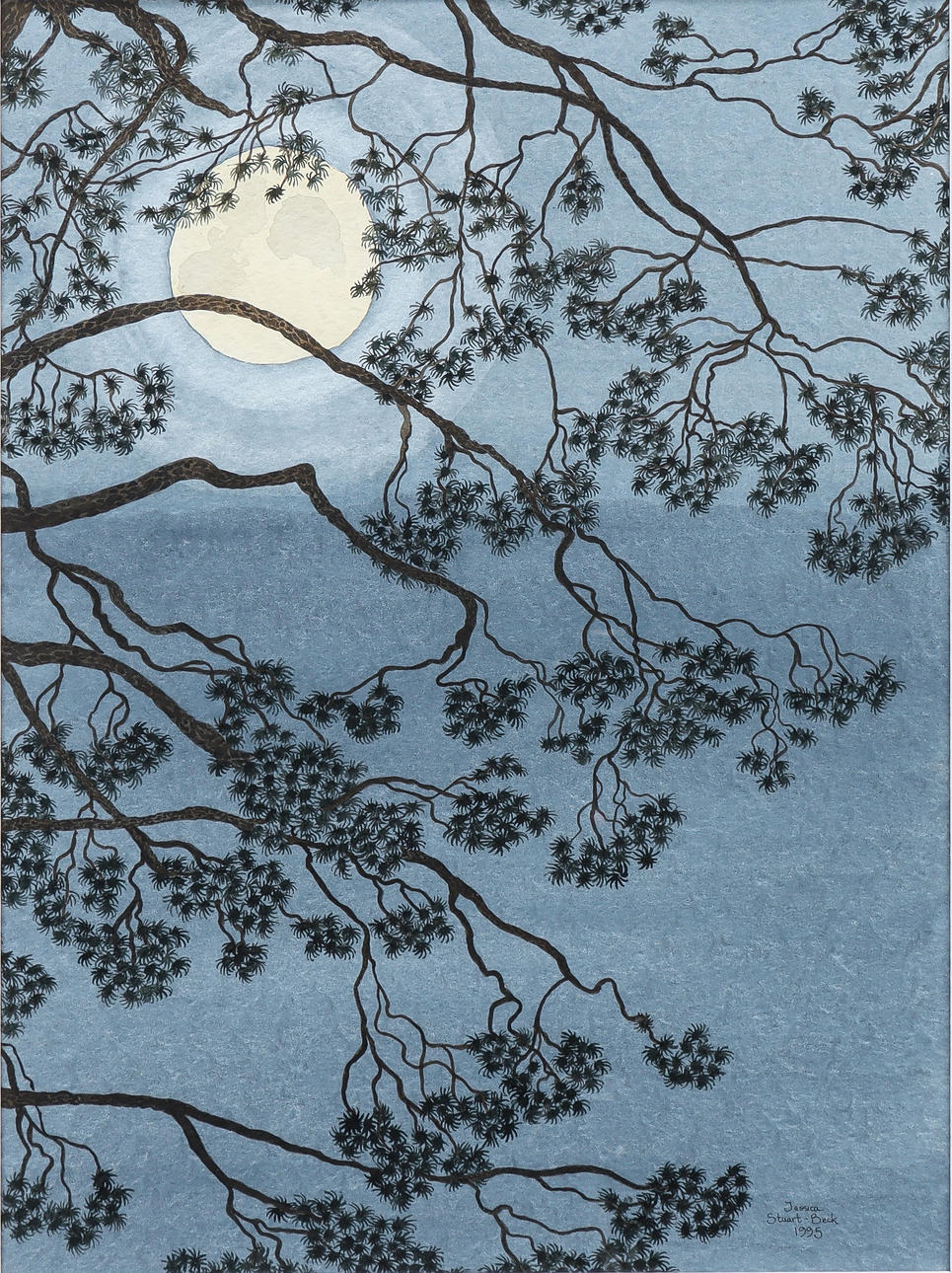 JESSICA STUART-BECK. Watercolour, signed 1995.