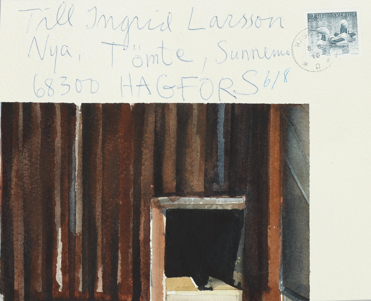 LARS LERIN. Barn wall.