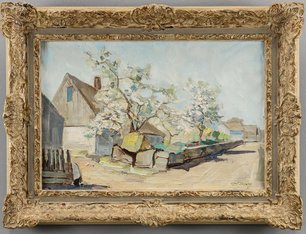 KNUT  NORMAN. Oil on canvas, signed.