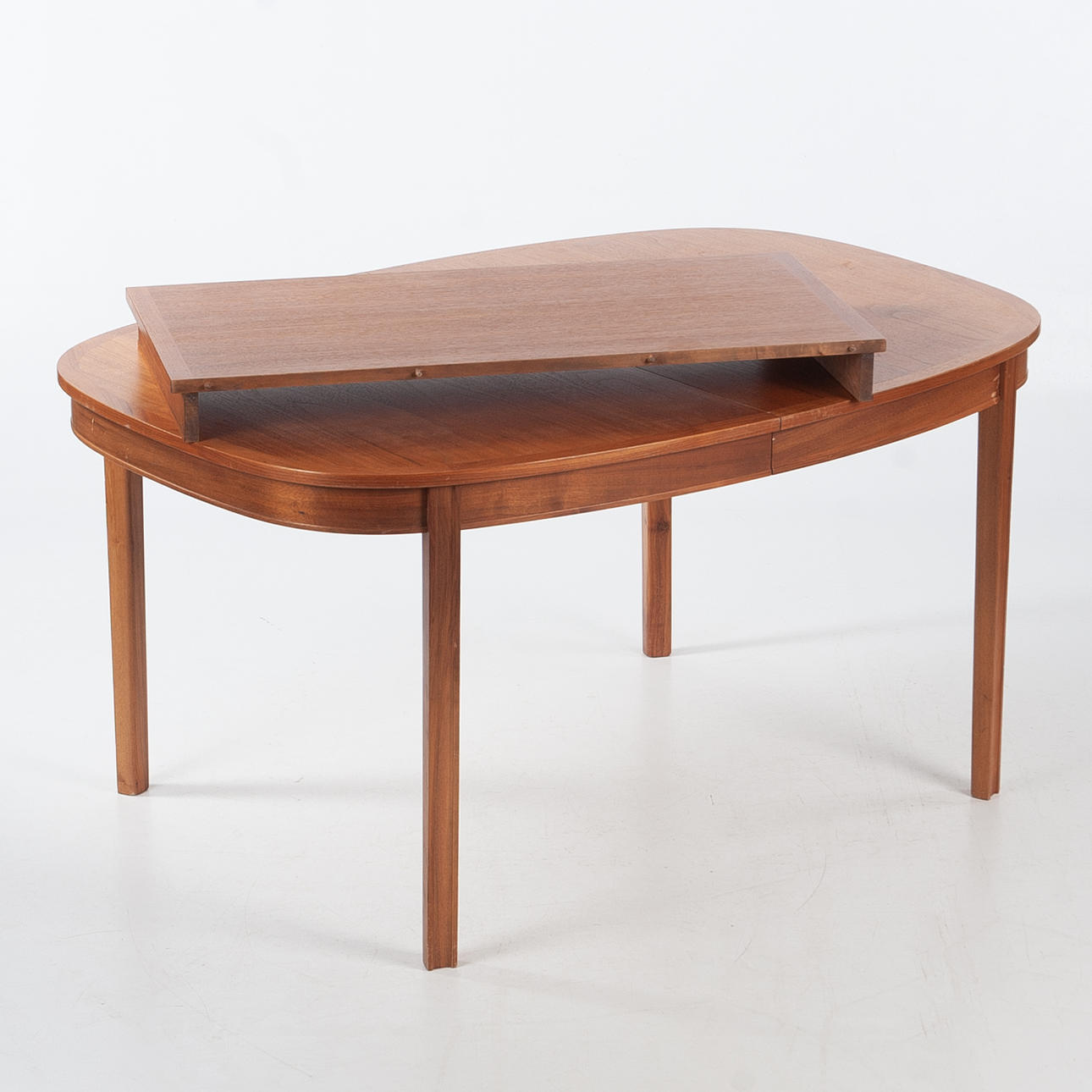 A teak dining table, Scandinavian design, 1950s/60s.
