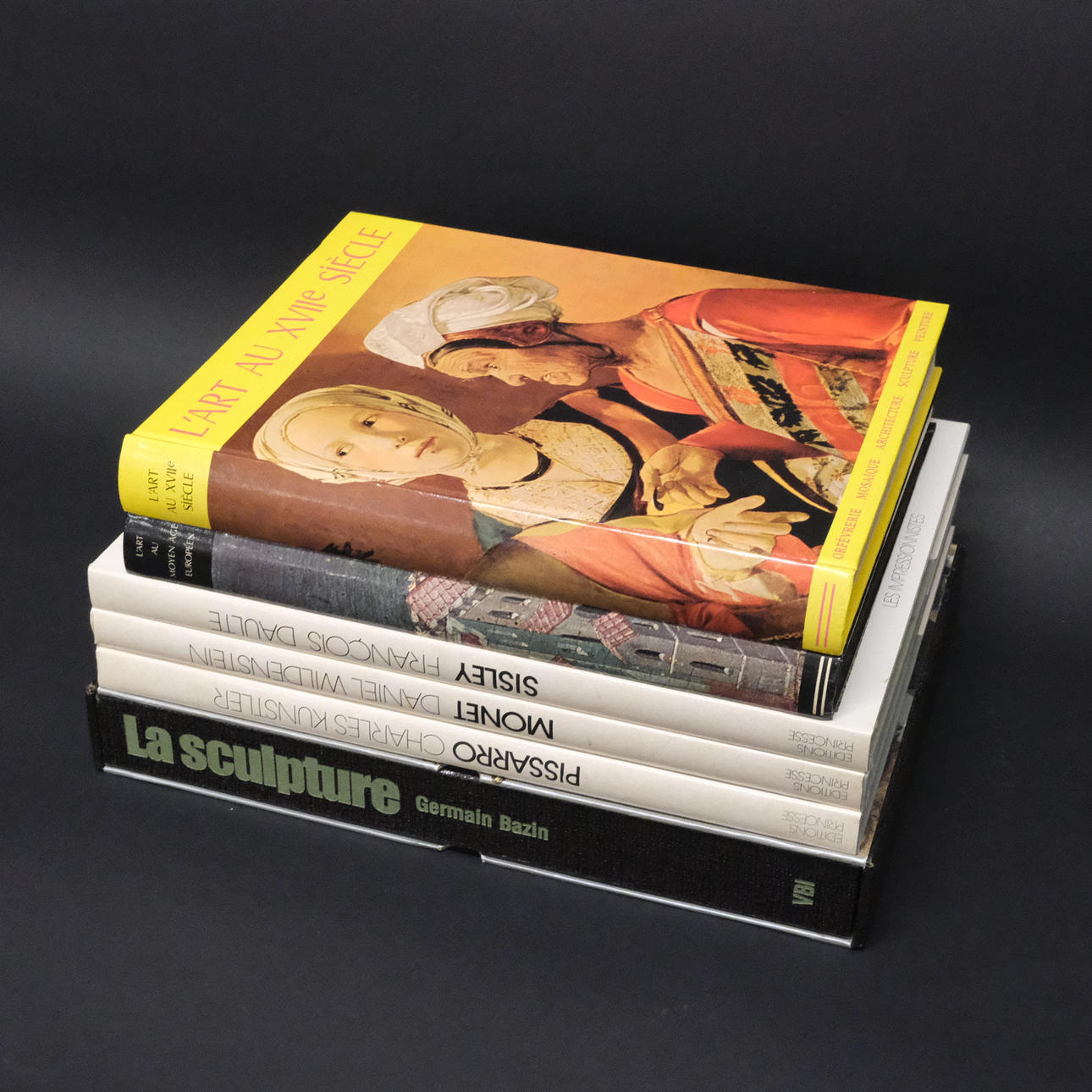 ART BOOKS, SIX PIECES.