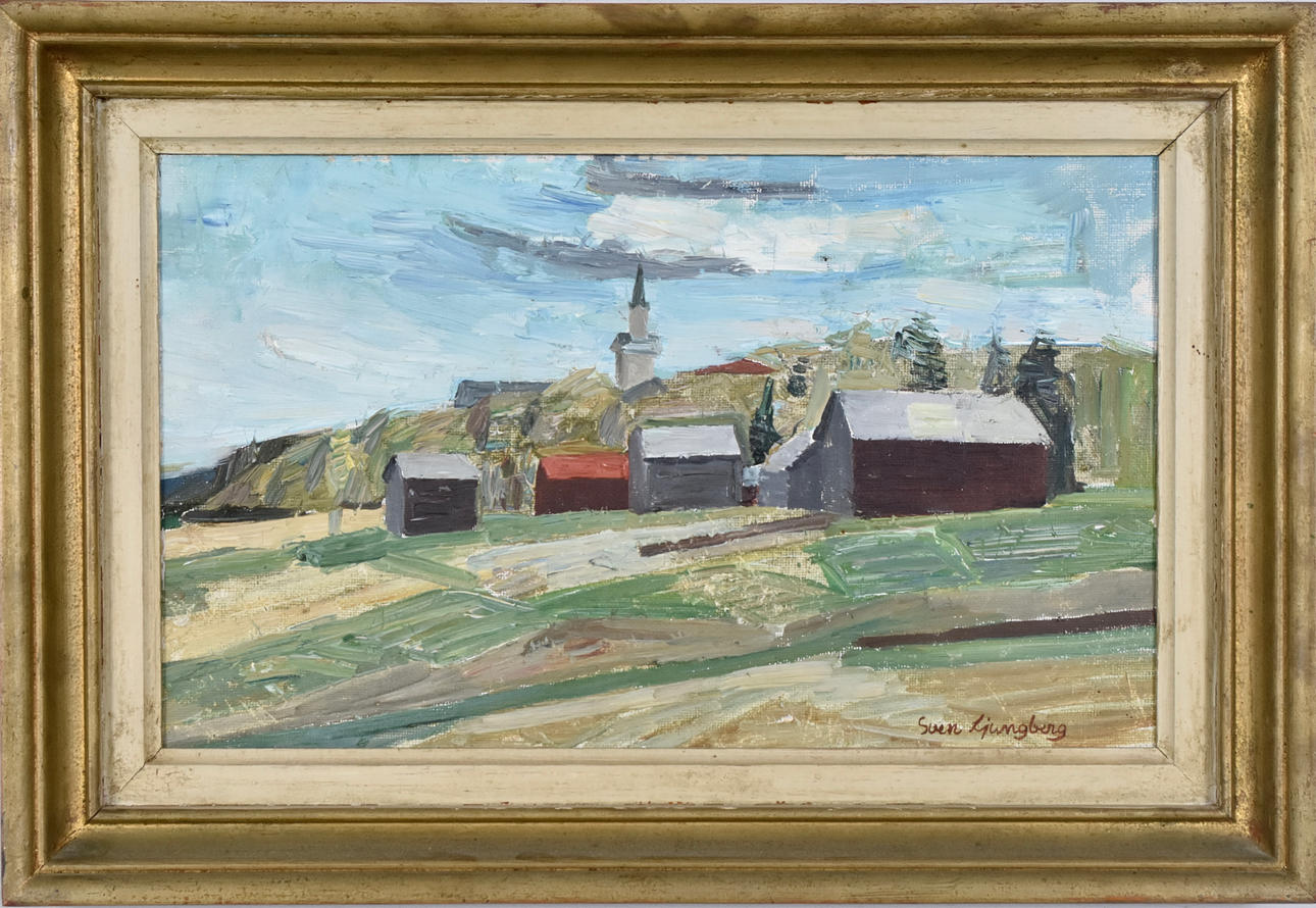 SVEN LJUNGBERG. Oil on panel.