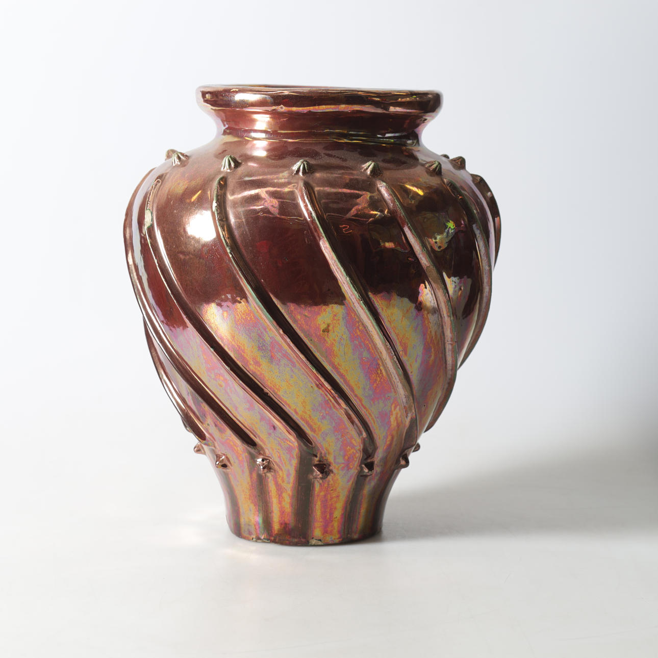 A ceramic vase, Spain, 20th century.