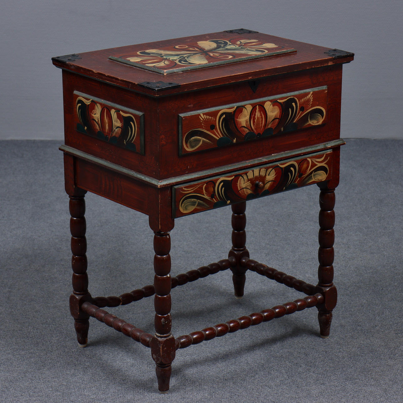 SYSKRIN, KURBITSMÅLAT / ALLMOGE, 1900-TAL.