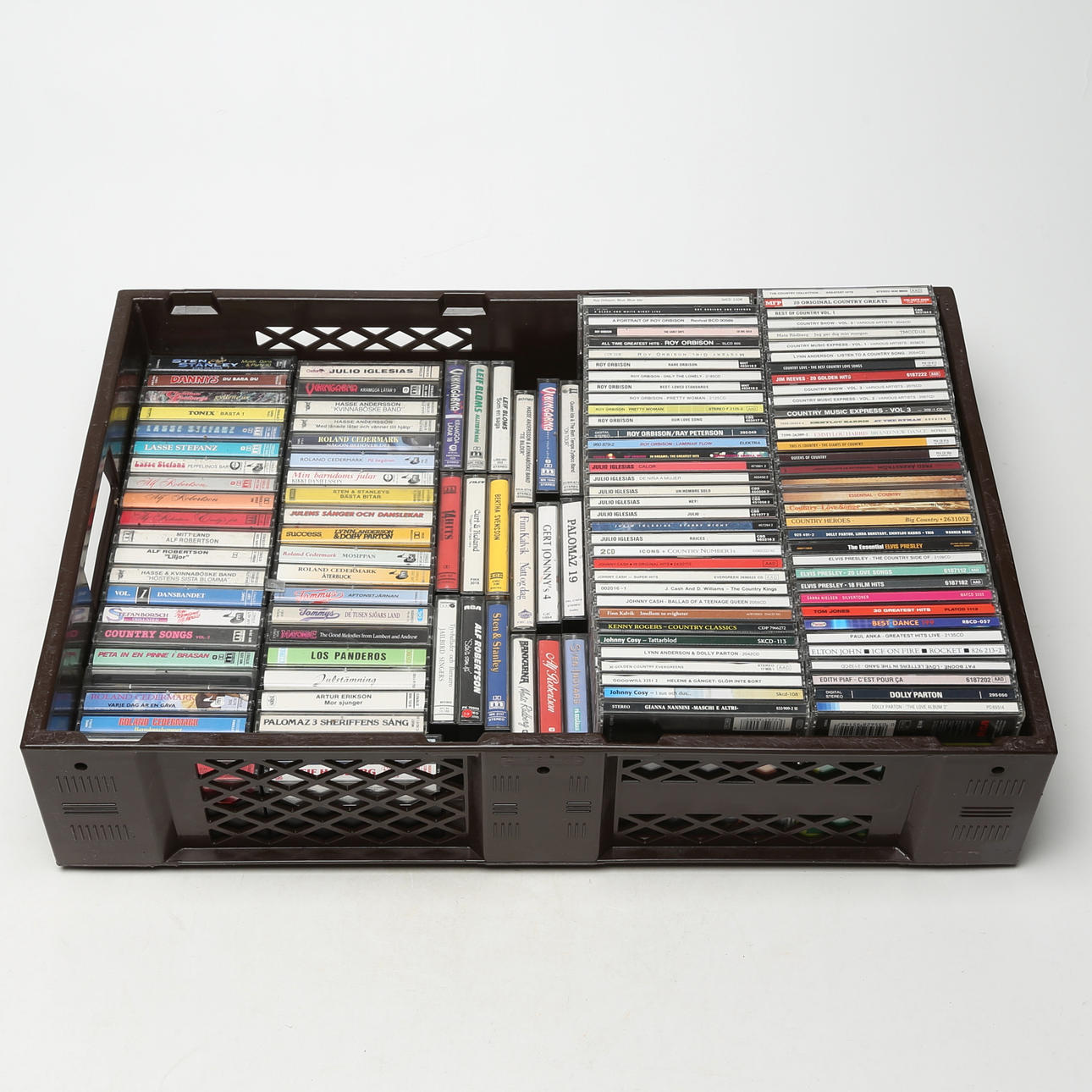 CASSETTE TAPES and CDs, collection.