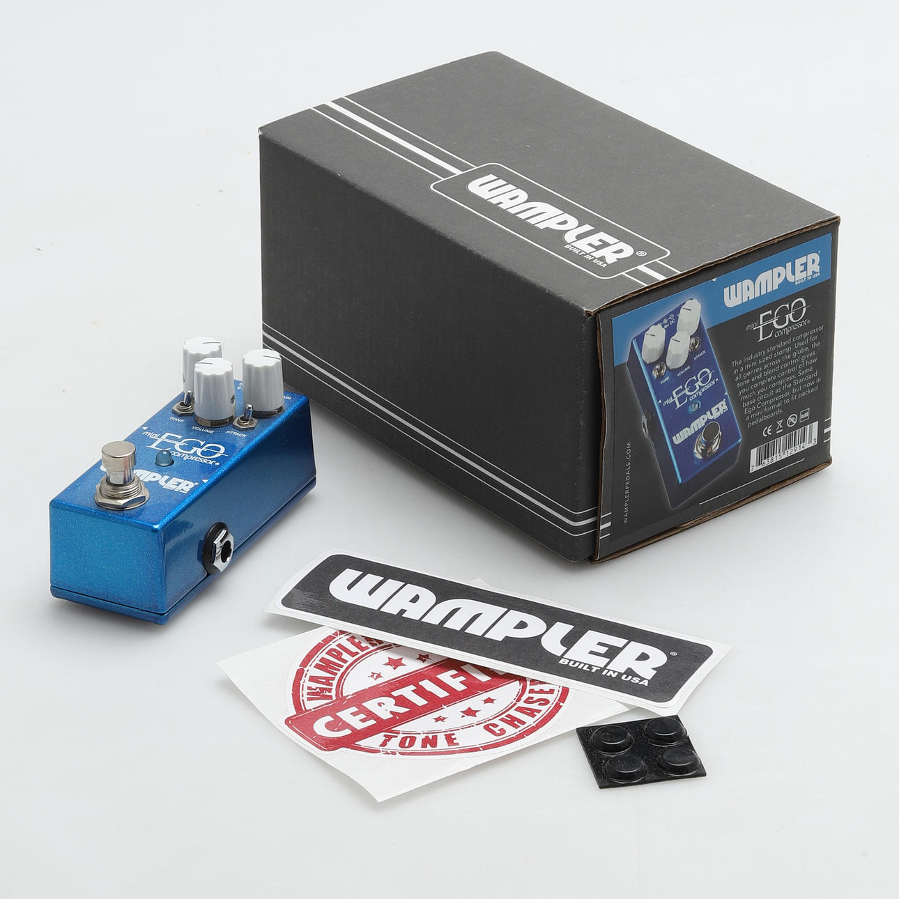 EFFECT PEDAL, for electric guitar, Wrampler Mini Ego Compressor.