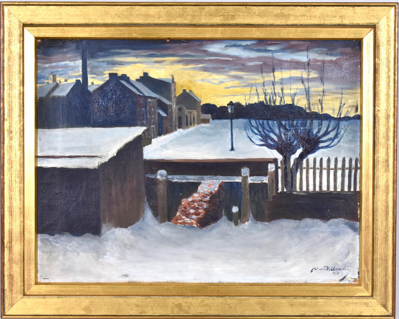 ADRIAN NILSSON. Olja på duk.